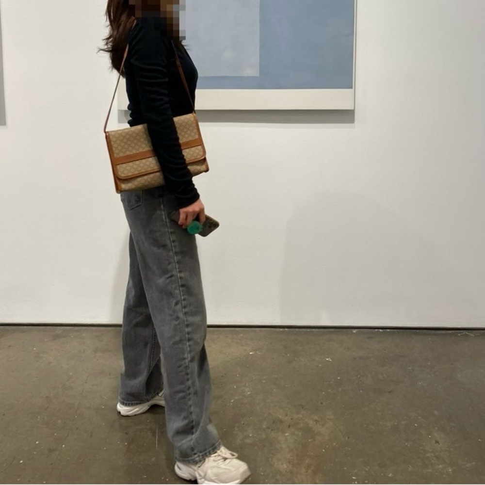Celine Vintage Macadam Shoulder Bag (GOOD condition, $470 on The RealReal)